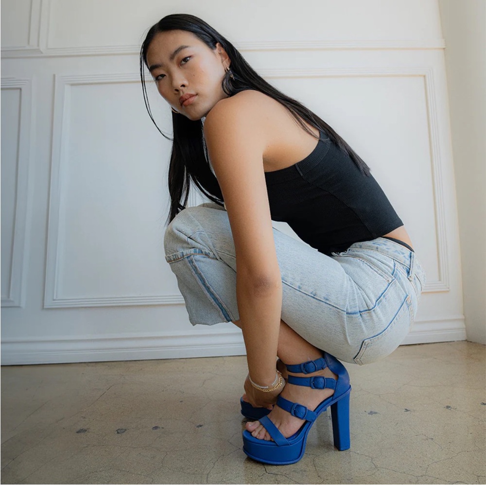 Best in Blue Platform Heels